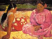 Paul Gauguin Women of Tahiti oil painting artist